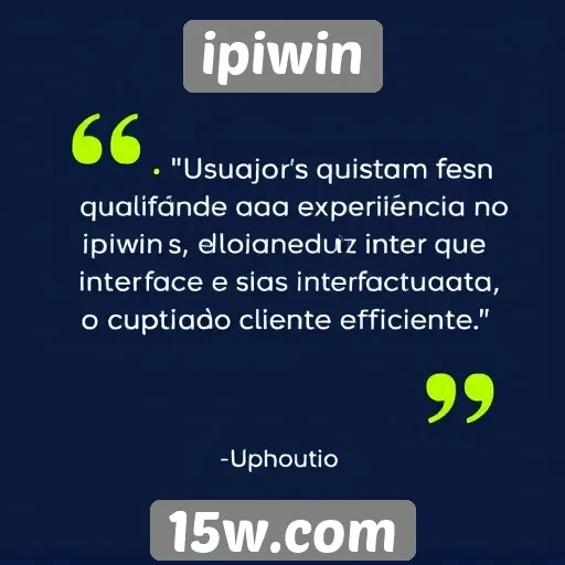 experiência do usuário no ipiwin é avaliada positivamente